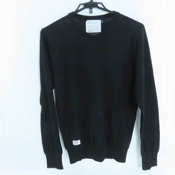 実際に弊社で買取させて頂いたWTAPS/ダブルタップス ROKUDENASHI ウールニット 102MADT-KNM04/XL