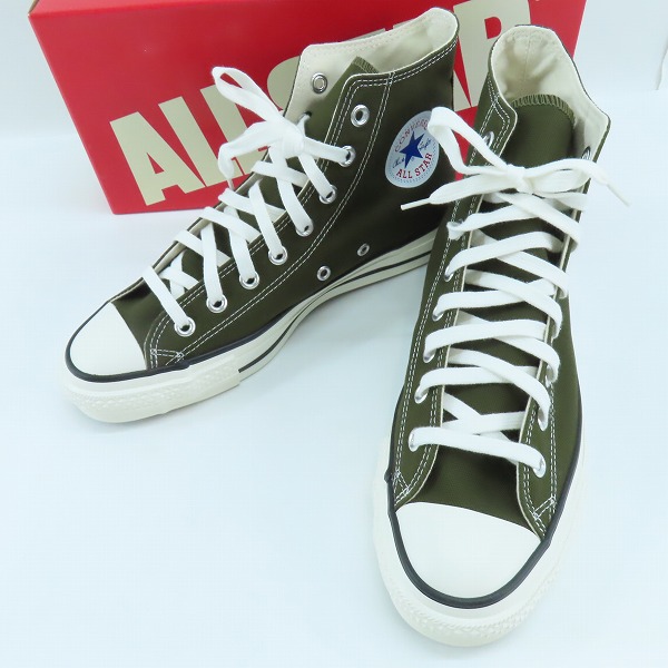 実際に弊社で買取させて頂いたCONVERSE/コンバース 日本製 CANVAS AS J HI キャンバス スニーカー カーキ/8