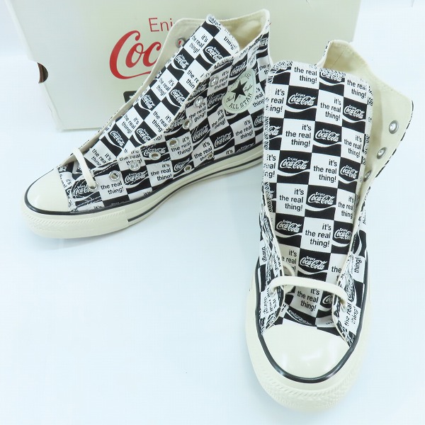 実際に弊社で買取させて頂いた【未使用】CONVERSE/コンバース ALL STAR US Coca-Cola CK HI/オールスター コカ・コーラ 1SE027/26.5