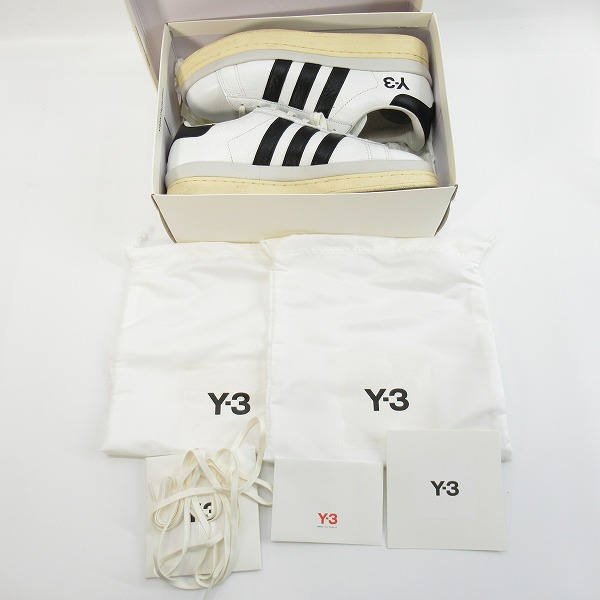 実際に弊社で買取させて頂いたY-3/ワイスリ― HICHO/ヒチョ スニーカー ワイト GV9055 28.5の画像 7枚目