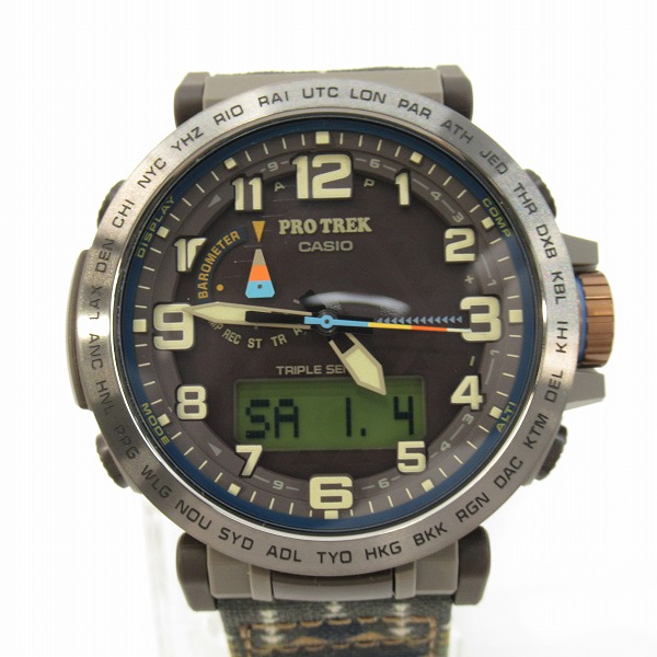 実際に弊社で買取させて頂いたCASIO/カシオ PRO TREK/プロトレック×PENDLETON/ペンドルトン タフソーラー 腕時計 PRG-601PE-5JR