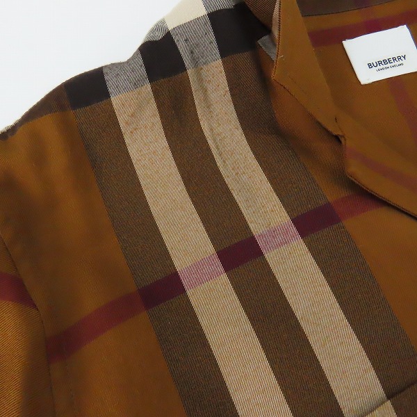 実際に弊社で買取させて頂いたBURBERRY/バーバリー Birch Brown Shirt チェック柄シャツ 8052207/Sの画像 6枚目