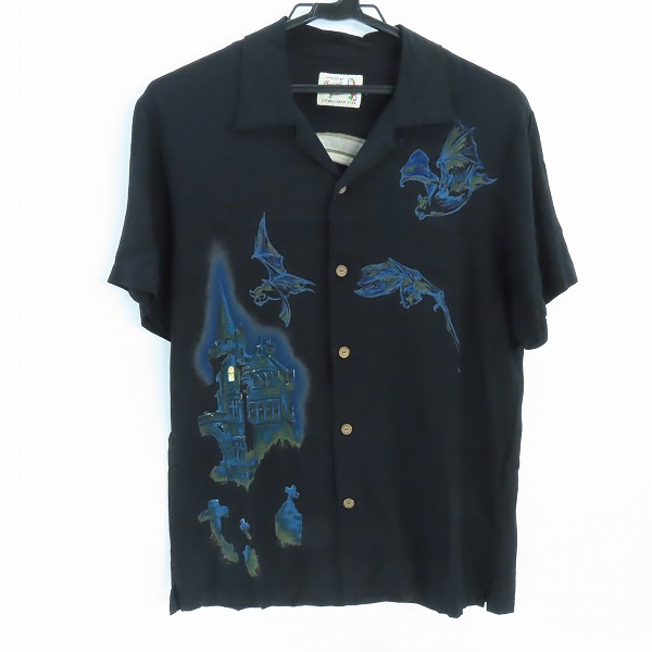 実際に弊社で買取させて頂いたHYSTERIC GLAMOUR/ヒステリックグラマー 17SS GRIM REAPER柄アロハシャツ 02172AH03/M