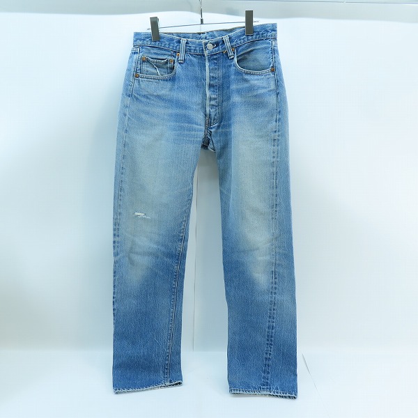 実際に弊社で買取させて頂いたLEVI'S/リーバイス 501 ヴィンテージ 66後期 刻印6 スモールe ボタンフライ デニムパンツ 32×36