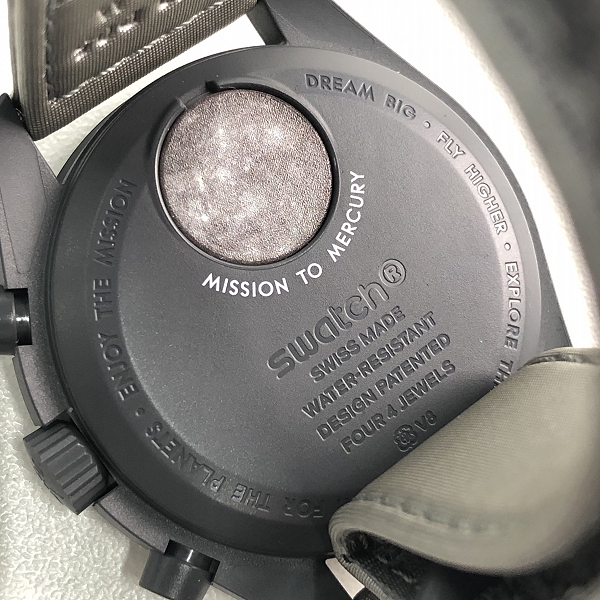 実際に弊社で買取させて頂いたSwatch×OMEGA/スウォッチ×オメガ Moonswatch Speedmaster MISSION TO MERCURY SO33A100の画像 3枚目
