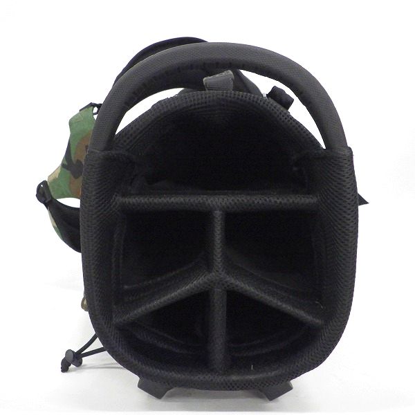 実際に弊社で買取させて頂いたBRIEFING/ブリーフィング CR-4 #02 9.5型 5分割スタンド式キャディバッグ ウッドラン カモ迷彩柄の画像 3枚目