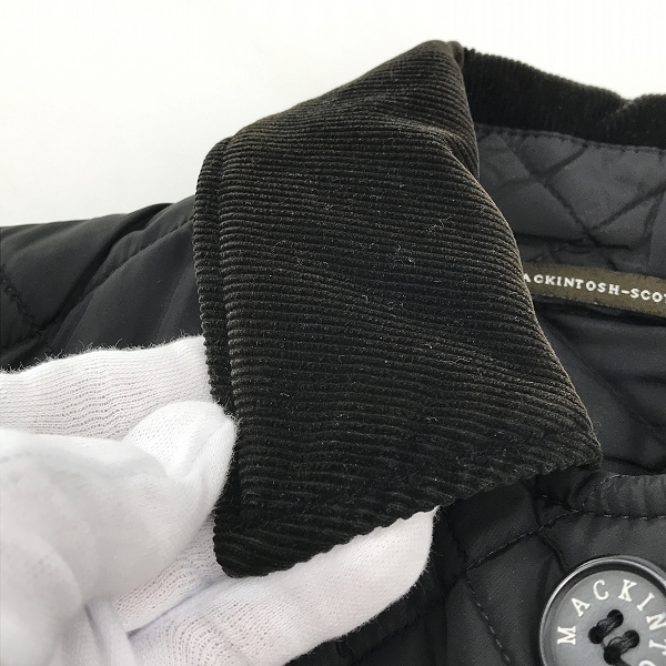 実際に弊社で買取させて頂いたMACKINTOSH/マッキントッシュ 襟コーデュロイ キルティングジャケット/36の画像 6枚目
