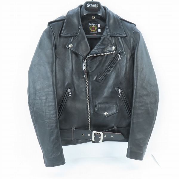 実際に弊社で買取させて頂いたSchott/ショット SHEEP ONE STAR RIDERS JKT/シープ ワンスター ライダースジャケット 7646 217US/36