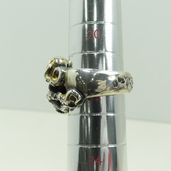 実際に弊社で買取させて頂いた【カスタム】BWL/BILL WALL LEATHER/ビルウォールレザー Octopus/オクトパスリング ゴールドサダー/22号の画像 9枚目