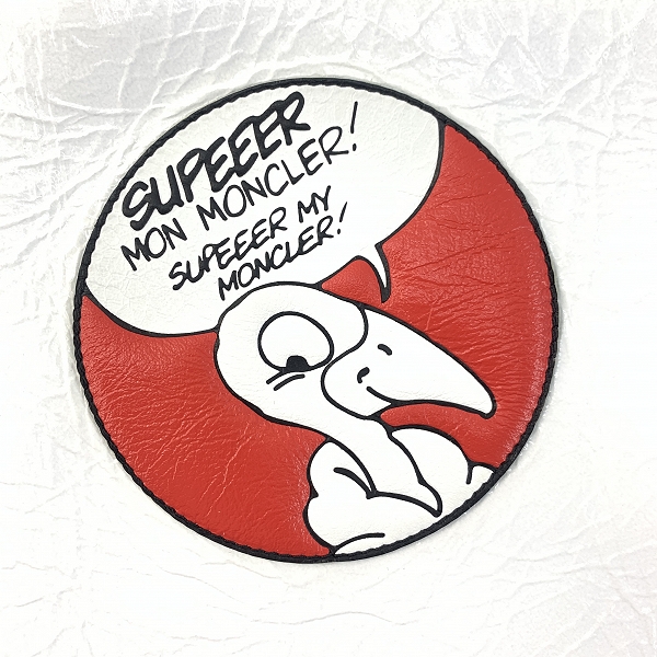 実際に弊社で買取させて頂いたMONCLER/モンクレール モンダックワッペンクラッチバッグ D109A6004110 019NWの画像 3枚目