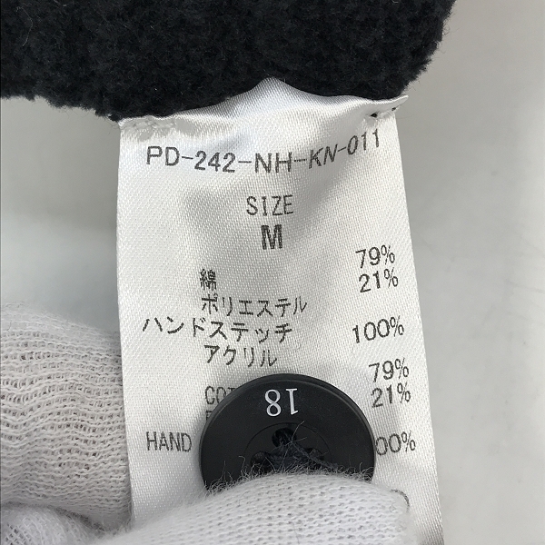 実際に弊社で買取させて頂いたNEIGHBORHOOD × PHINGERIN/ネイバーフッド × フィンガリンPG1 SAVAGE KNIT/サベージニット PD-242-NH-011/Mの画像 3枚目