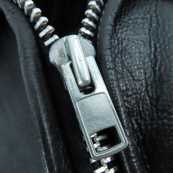 実際に弊社で買取させて頂いたSCHOTT/ショット ボアライナー シングルレザーライダースジャケット /40の画像 8枚目