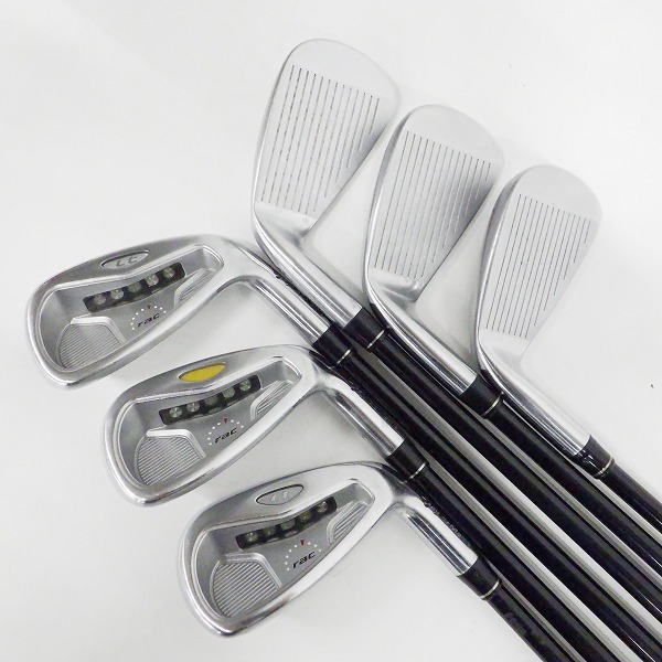 実際に弊社で買取させて頂いたTaylorMade/テーラーメイド rac LT アイアン #5～9,Pw 6本セット M.A.S.2 60 PLUS FLEX:S の画像 3枚目