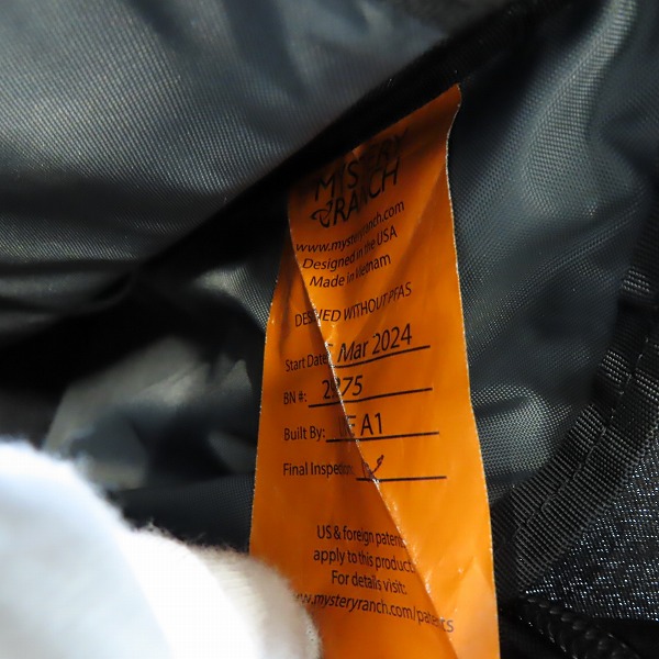 実際に弊社で買取させて頂いたMYSTERY RANCH/ミステリーランチ BLITZ 30/ブリッツ30 バックパックの画像 4枚目