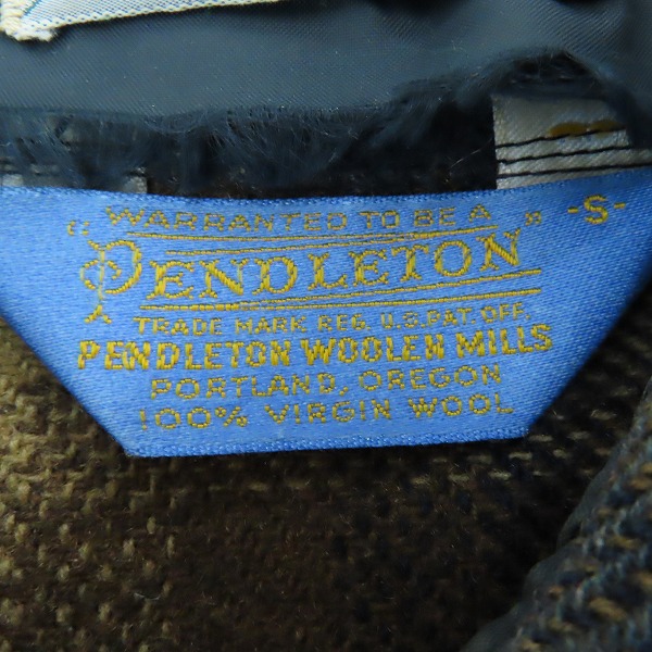 実際に弊社で買取させて頂いた【難有り】PENDLETON/ペンドルトン Outdoors Man チェック柄長袖シャツ/Sの画像 3枚目