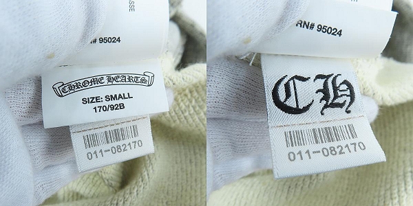 実際に弊社で買取させて頂いたCHROME HEARTS/クロムハーツ DARLIN ボロチップ ダガーZIPアップパーカー/Sの画像 9枚目