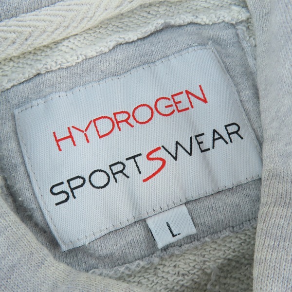 実際に弊社で買取させて頂いたHYDROGEN/ハイドロゲン SPORTSWEAR ラインストーンパーカー Lの画像 2枚目
