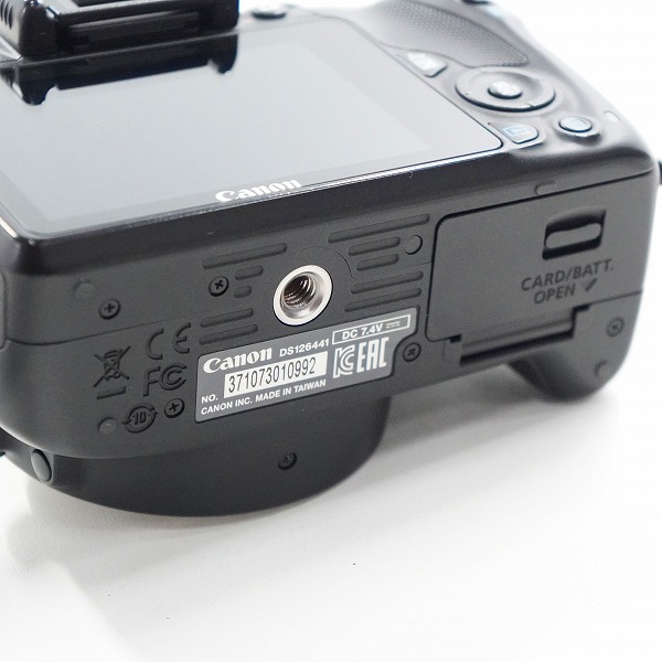 実際に弊社で買取させて頂いたCanon/キャノン DS126441 EOS Kiss X7 デジタル一眼レフカメラ ボディ 動作確認済みの画像 6枚目