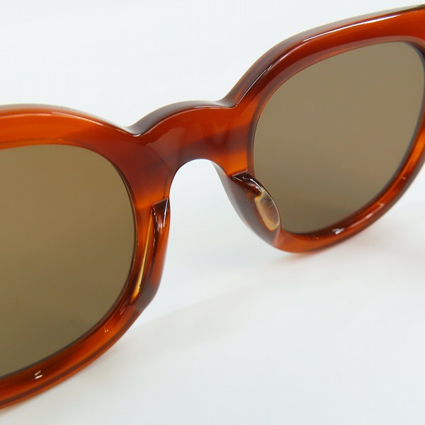 実際に弊社で買取させて頂いたJULIUS TART OPTICAL/ジュリアス タート オプティカル サングラス/アイウェア PL-005Gの画像 3枚目