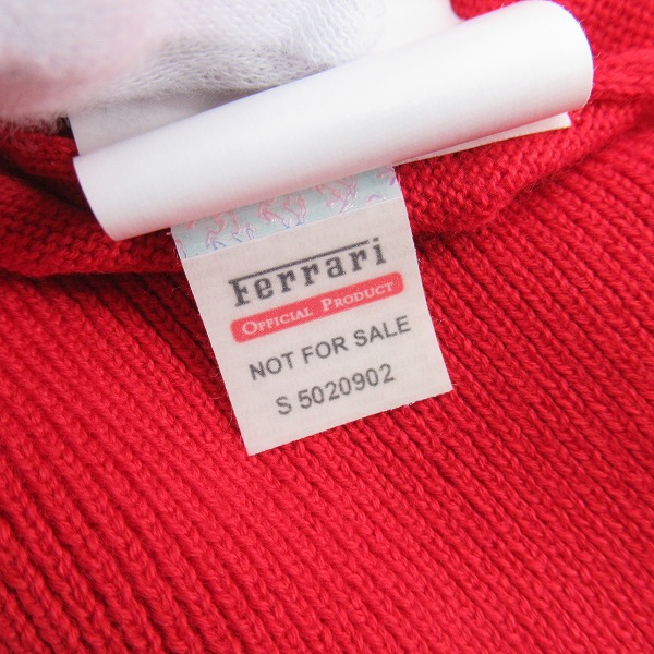 実際に弊社で買取させて頂いた【未使用】PUMA/プーマ FERRARI/フェラーリ  チームウェア ハーフジップニット/Lの画像 5枚目
