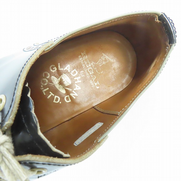 実際に弊社で買取させて頂いたREGAL×GLADHAND/リーガル×グラッドハンド SADDLE SHOES サドルシューズ/27.5の画像 4枚目