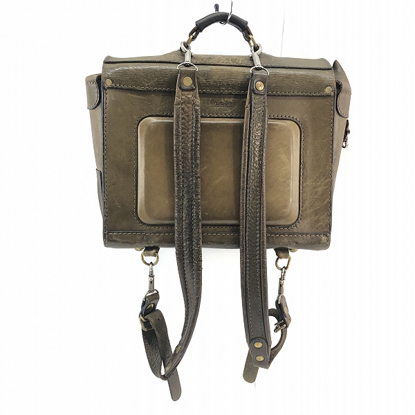 実際に弊社で買取させて頂いたHERZ/ヘルツ レザー 2way ブリーフ/バックパックの画像 1枚目