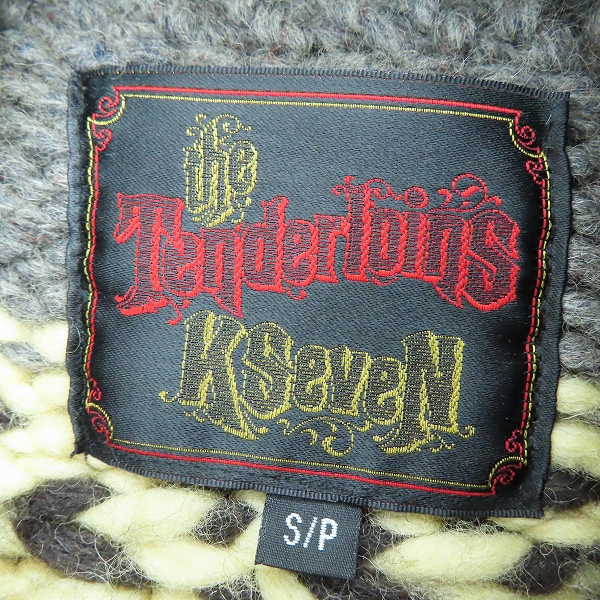 実際に弊社で買取させて頂いたTENDERLOIN/テンダーロイン ウール ジップカーディガン/Lの画像 2枚目