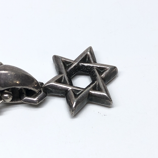 実際に弊社で買取させて頂いたCHROME HEARTS/クロムハーツ STAR OF DAVID スターオブダビデチャーム ネックレストップの画像 7枚目