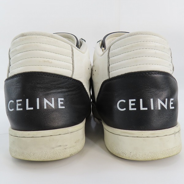 実際に弊社で買取させて頂いたCELINE/セリーヌ CT-02 ベルクロ レザー ミッド スニーカー RM0421/42の画像 1枚目