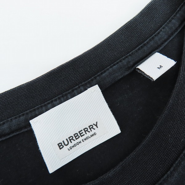 実際に弊社で買取させて頂いた(2)BURBERRY/バーバリー HORSEFERRY PRINT COTTON OVERSIZED T-SHIRT/ホースフェリー オーバーサイズ カットソー 8032299/Mの画像 2枚目