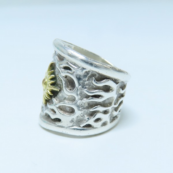 実際に弊社で買取させて頂いたARIZONA FREEDOM/アリゾナフリーダム K18 太陽神付 リング /20号の画像 2枚目