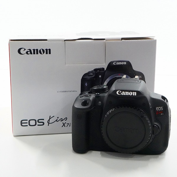 実際に弊社で買取させて頂いたCanon/キャノン DS126431 EOS Kiss X7i デジタル一眼レフカメラ ボディ 動作確認済み