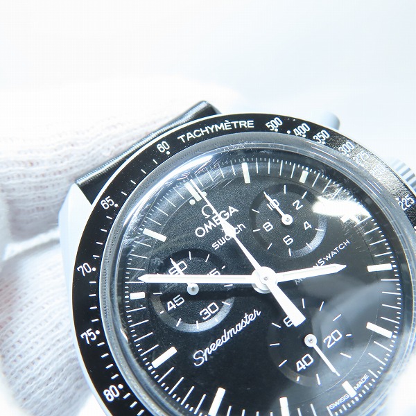 実際に弊社で買取させて頂いたOMEGA×Swatch/オメガ×スウォッチ MoonSwatch Mission to the Moon/腕時計 SO33M100の画像 5枚目
