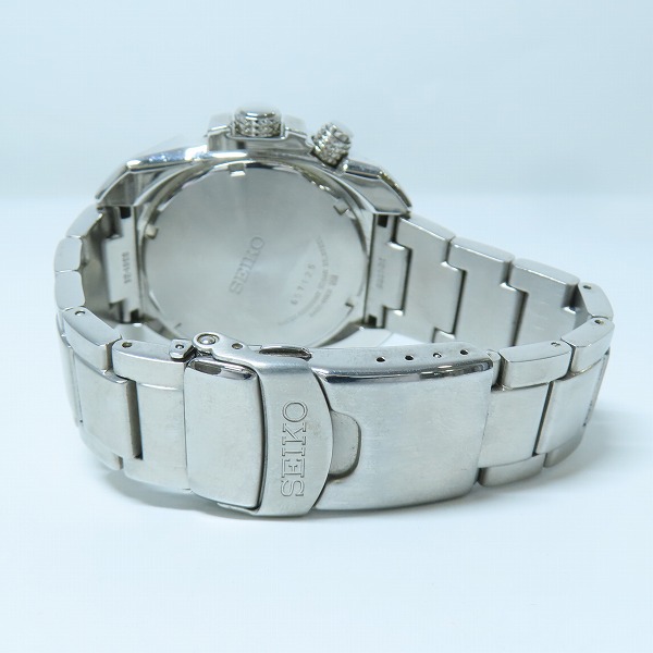 実際に弊社で買取させて頂いたSEIKO/セイコー PERPETUAL CALENDAR/パーペチュアルカレンダー クォーツ 腕時計 100M 6A32-00E0【動作未確認】の画像 2枚目