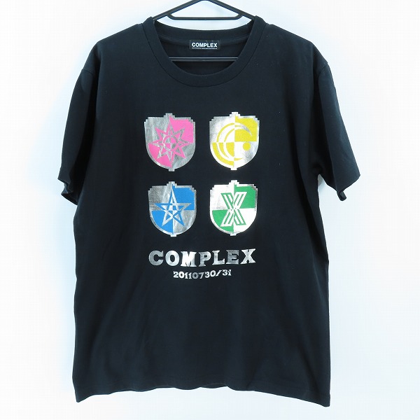 実際に弊社で買取させて頂いたCOMPLEX/コンプレックス 20110730/31 日本一心バンドTシャツ 半袖/L