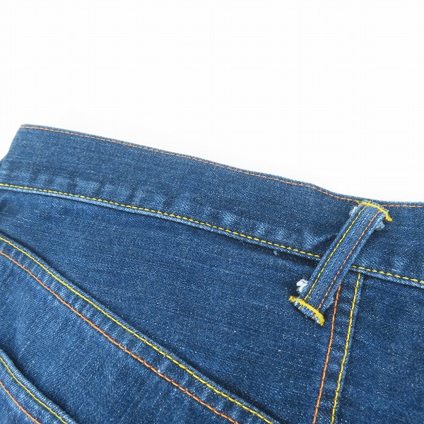 実際に弊社で買取させて頂いたEVISU/エヴィス Lot.2000 No.3 カモメプリント デニムパンツ/ジーンズ/33×35の画像 6枚目
