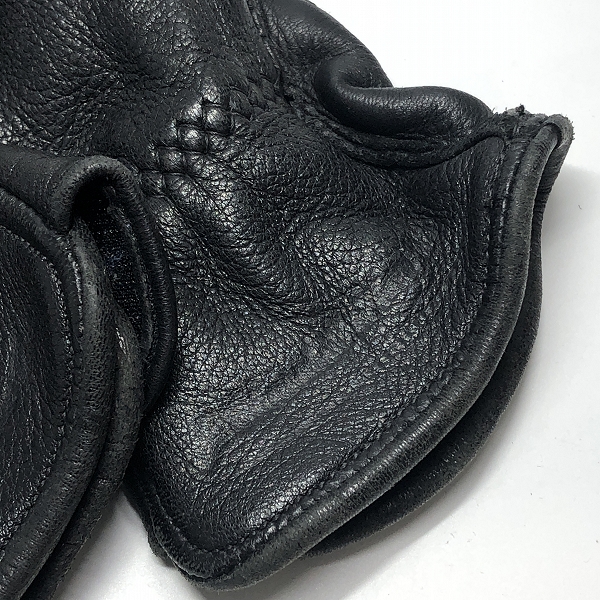 実際に弊社で買取させて頂いたCHURCHILL/チャーチル レザーグローブ/手袋 Sの画像 7枚目