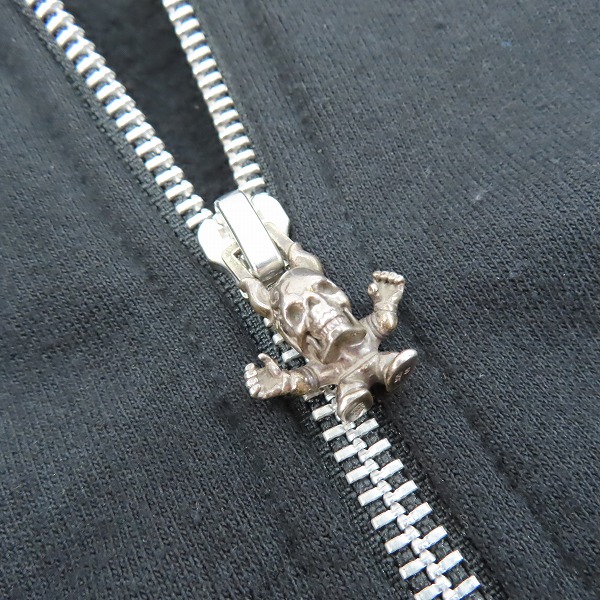 実際に弊社で買取させて頂いた【JPタグ】CHROME HEARTS/クロムハーツ FOTI/フォティ 袖ロゴプリントジップパーカー/Lの画像 6枚目