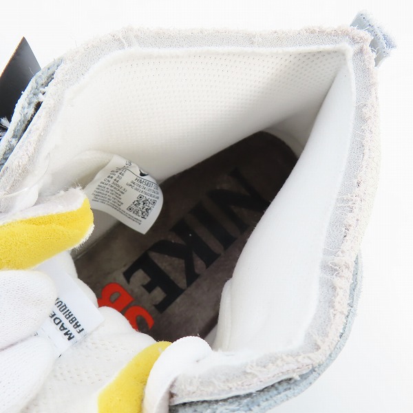 実際に弊社で買取させて頂いた【未使用】ANTIHERO×NIKE/アンタイヒーロー×ナイキ SB DUNK HIGH QS/ダンク ハイ HM5837-100/30.0の画像 4枚目