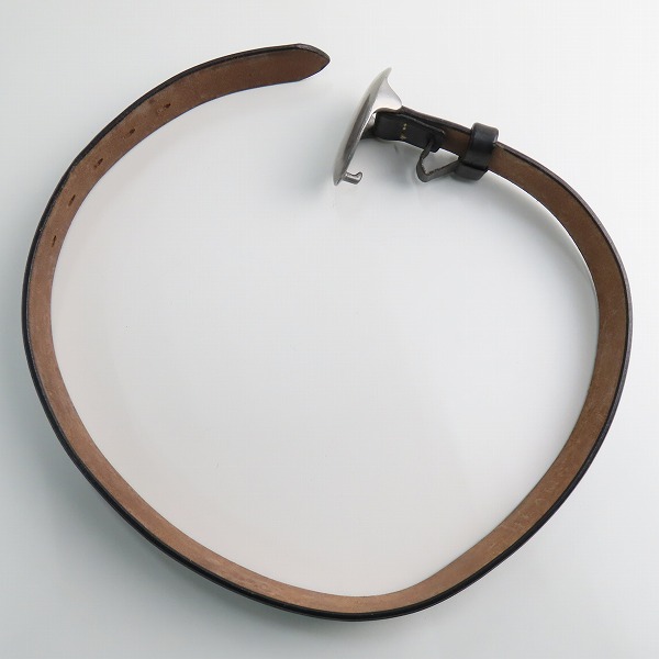 実際に弊社で買取させて頂いたBEAMS/ビームス レザーベルト ブラックの画像 9枚目