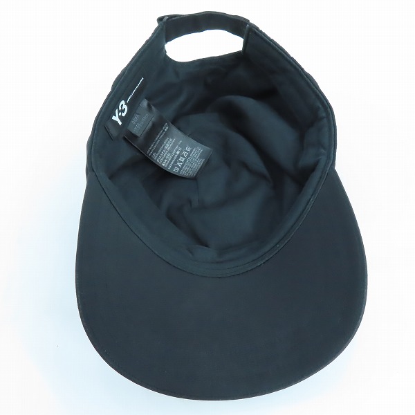 実際に弊社で買取させて頂いたY-3/ワイスリー adidas×Yohji Yamamoto/アディダス×ヨウジヤマモト クラシック ロゴ キャップ B34657の画像 4枚目