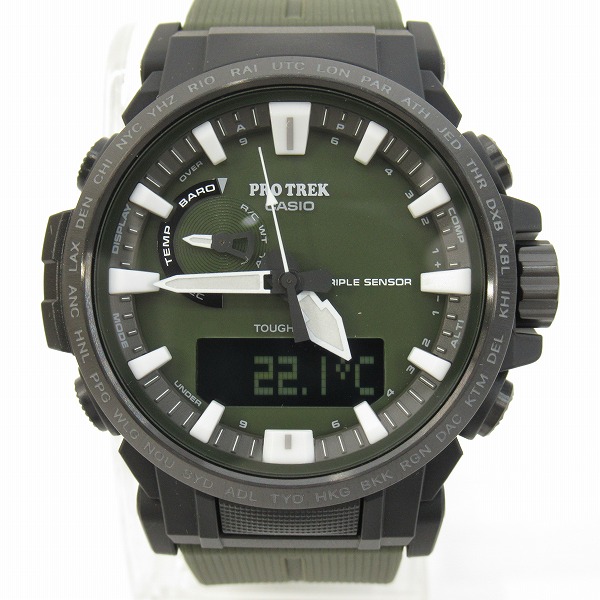 実際に弊社で買取させて頂いたCASIO/カシオ PRO TREK/プロトレック クライマーライン 電波ソーラー 腕時計 PRW-61Y-3JF