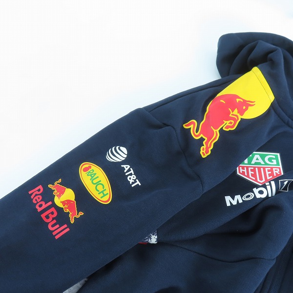 実際に弊社で買取させて頂いたPUMA/プーマ Red Bull Racing/レッドブル フルジップパーカー F1/ダークネイビー/762165-01/XLの画像 3枚目