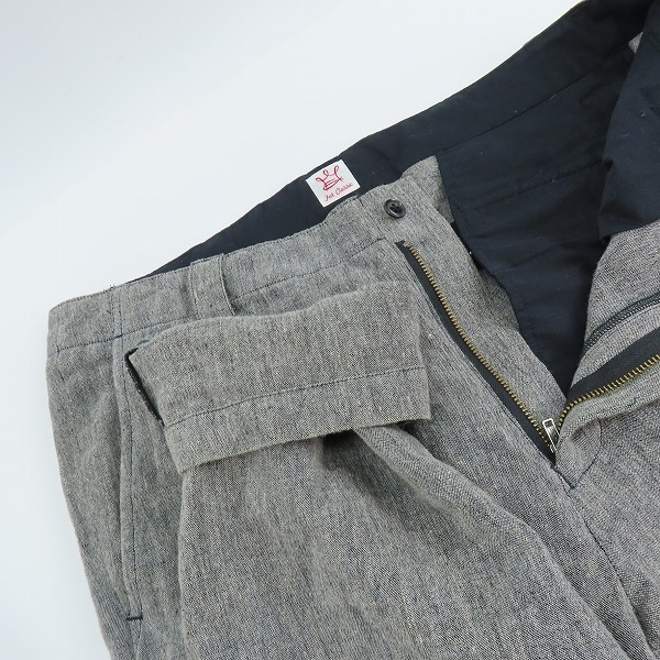 実際に弊社で買取させて頂いたFAT/エフエーティー リネン ジャケット/パンツ セッツアップ グレー FC1710-JK03/PN03 /Lの画像 6枚目