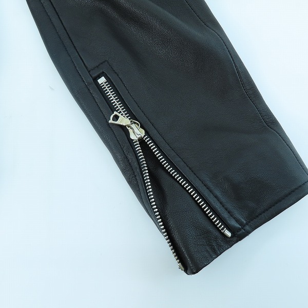 実際に弊社で買取させて頂いたSOPHNET./ソフネット シングルライダースジャケット SOPH-130179/Sの画像 4枚目