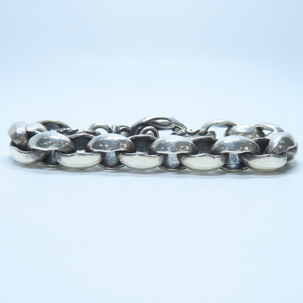 実際に弊社で買取させて頂いたLEONARD KAMHOUT/レナードカムホート シルクリンク ブレスレット 17リンクの画像 2枚目