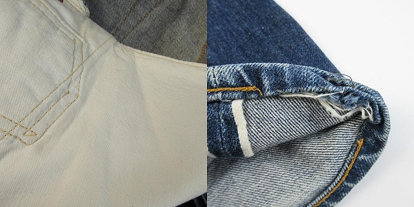 実際に弊社で買取させて頂いたLEVI'S/リーバイス 501XX 刻印555 バレンシア工場製 ビッグE デニムパンツ 紙パッチ 501-0003/W33 L36の画像 9枚目
