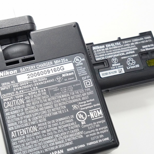 実際に弊社で買取させて頂いたNikon/ニコン Z6 II デジタル ミラーレス一眼カメラ デジタルカメラ ボディ 動作確認済みの画像 8枚目