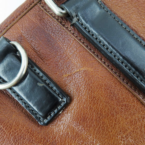 実際に弊社で買取させて頂いた土屋鞄製造所/ツチヤカバン 2019年限定カラー Armas/アルマス バッファロー 2way トールトート/バーボンブラウンの画像 6枚目