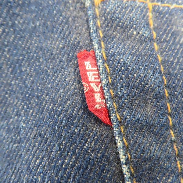 実際に弊社で買取させて頂いたLEVIS/リーバイス 505 刻印5 42TALONジッパーフライ ビッグE バックポケットシングル ヴィンテージデニムパンツ 505-0217の画像 4枚目